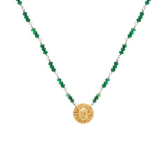 Emerald Sun Necklace