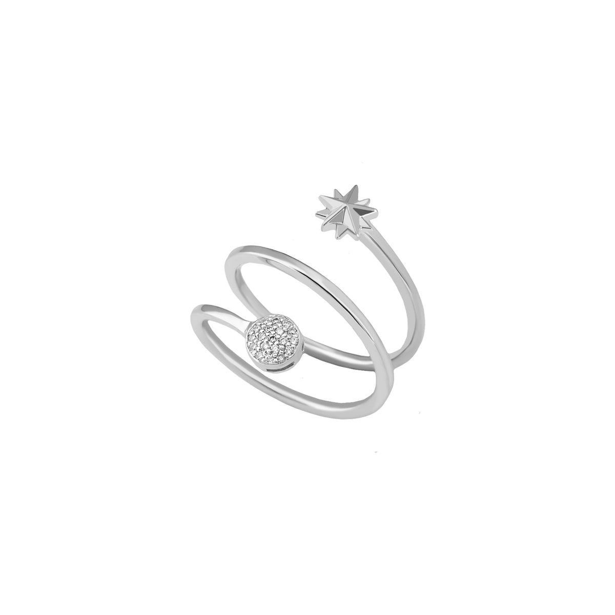 Double Nova Shooting star ring