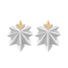 Crowned Palm Leaf Multiway Earrings