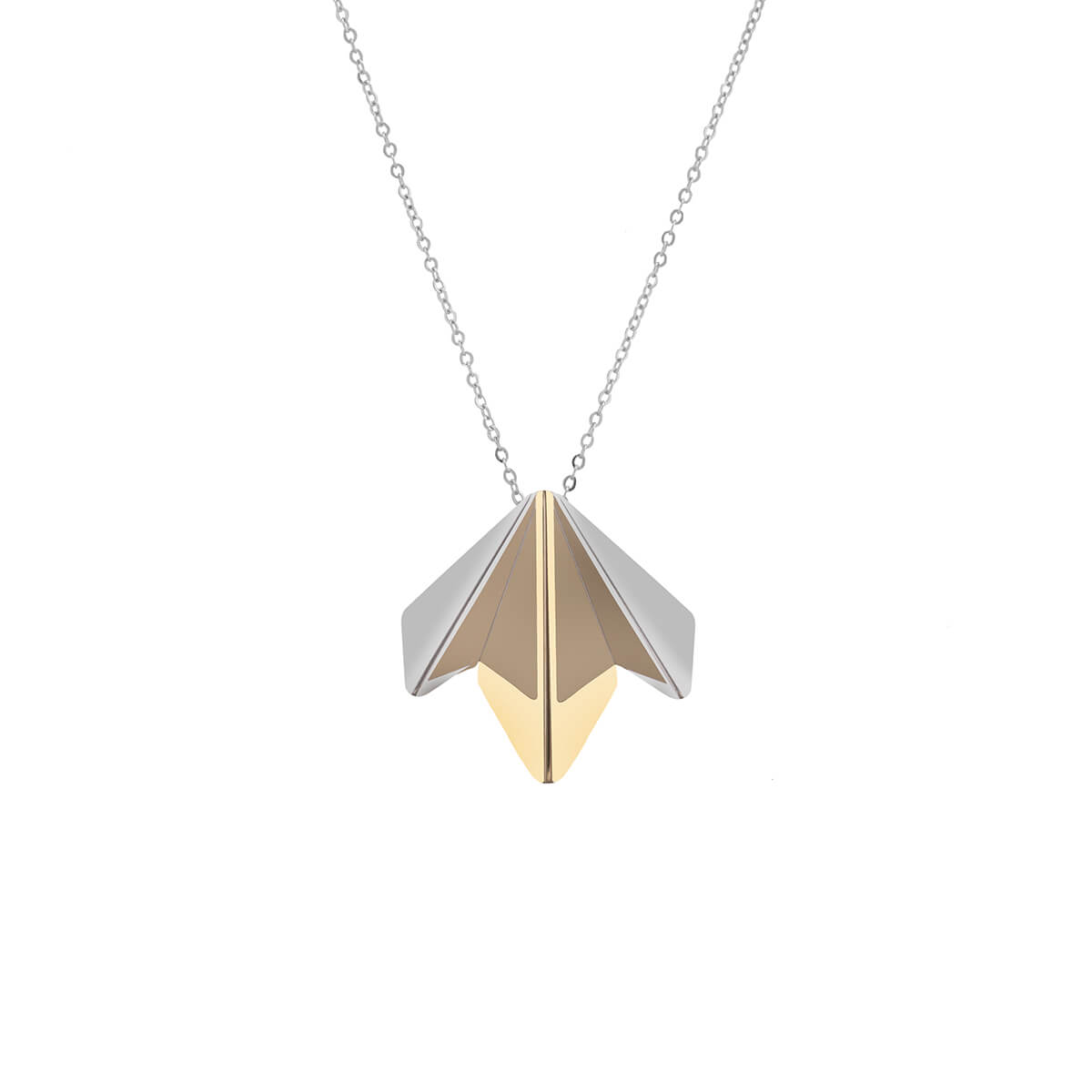 Sleek Small Wing Necklace