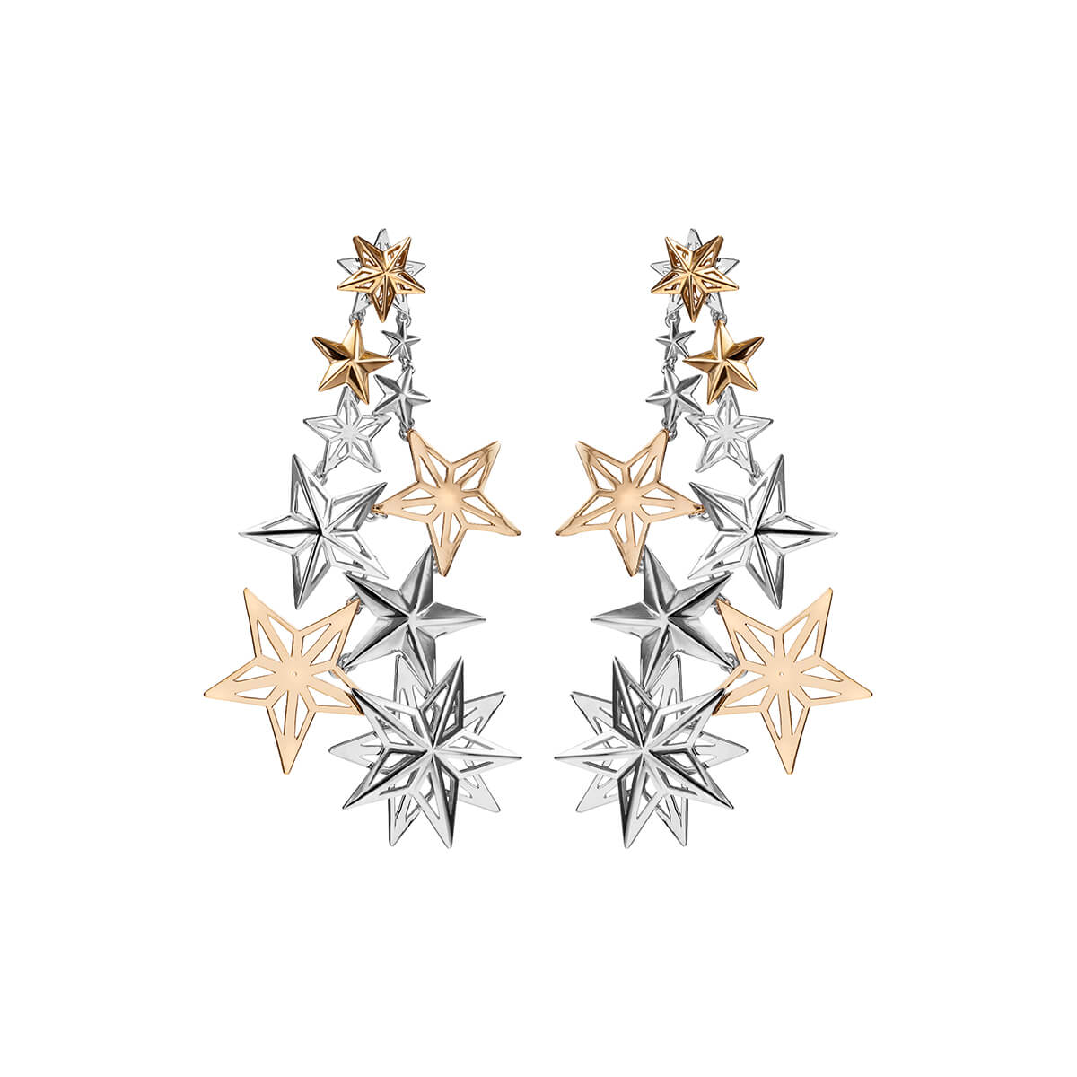 Constellation Earrings With Star Variations